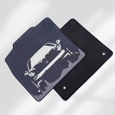 3PCS ZEEKR Auto-Fitness Silhouette Kunst Fußkissen Decken Oberfläche Innovatives Design