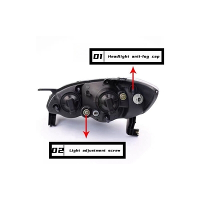 BYD F3 F3R 16.10- Automobil Scheinwerfer der zweiten Generation mit einfacher Installation