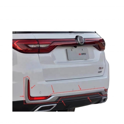 Changan 19-21 CS95 Hinterbumper Dekorationsteile Links und Rechts helle Streifen mit Nebellampe Elektroplattierung