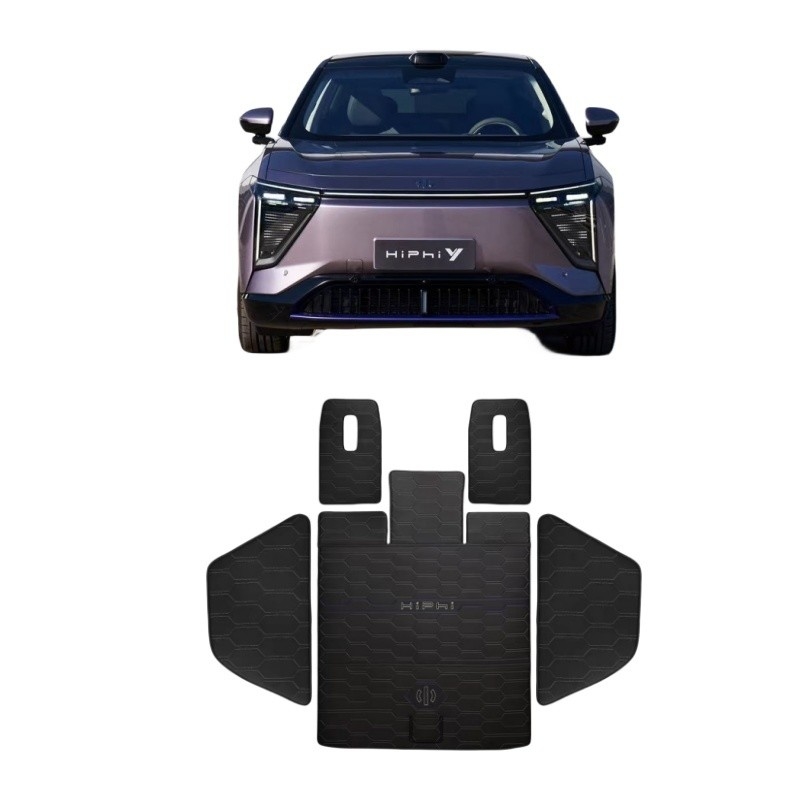Nummer der Matten 4 Stück TPE Wasserdichte Kofferraummatte für HiPhi Y HiPhi Z HiPhi X Autozubehör