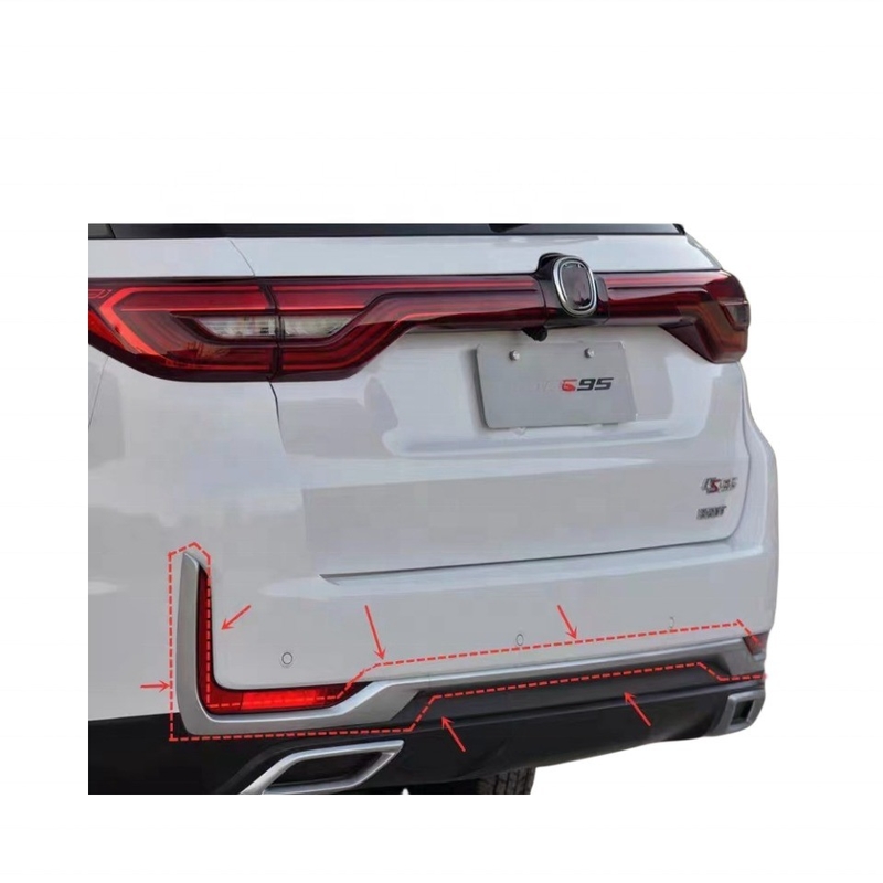 Changan 19-21 CS95 Hinterbumper Dekorationsteile Links und Rechts helle Streifen mit Nebellampe Elektroplattierung
