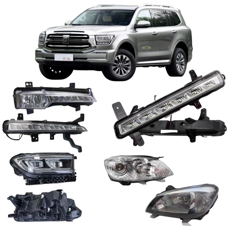 Große Mauer Vollreihe Scheinwerfer Nebellampe Xenonlampe Komplett für Modelle 2003-2009